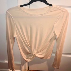 Lululemon Tuck and Gather Long Sleeve Top